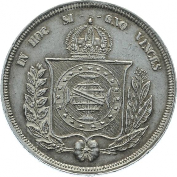 Brasilien 500 Reis 1855 - Pedro II.
